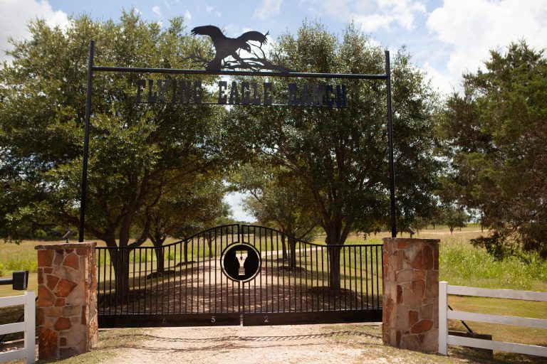 Flying Eagle Ranch_Trails West Ranch Gate Property Entrance8 Cowboys