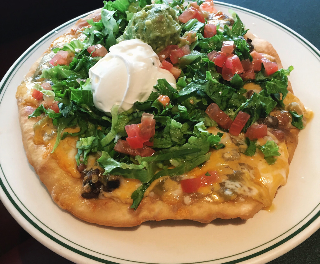 The Plaza Cafe's Indian taco.