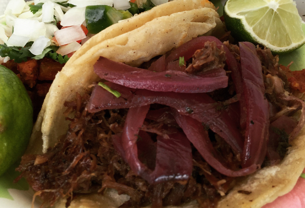 El Chile Toreado's barbacoa taco.