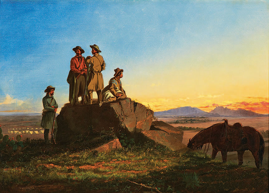 Scouts in the Tetons, ca. 1855. Gilcrease Museum, Tulsa, Oklahoma.