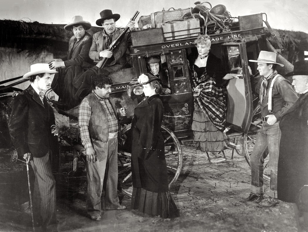 John Wayne Duke Cowboys Stagecoach 1939 Searchers Moives Plush Fleece Blanket 