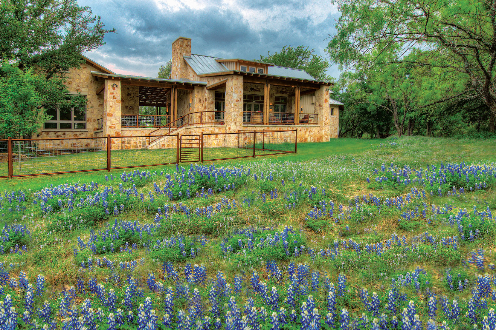 Texas Hill Country Ranch Style House Plans