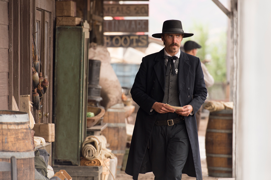 Jonathan C. Stewart Jr, as Wyatt Earp. Photography: Michael Moriatis/AMC
