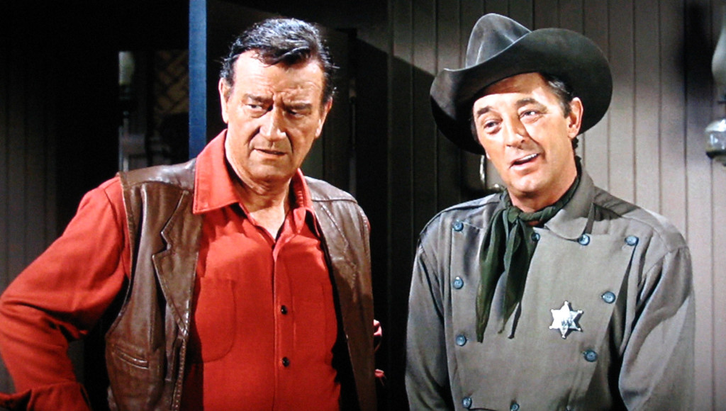 John Wayne, Robert Mitchum in "El Dorado" Photography: Paramount Pictures