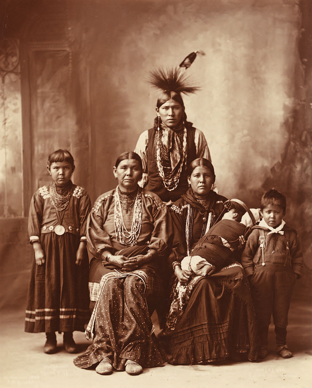 Sauk Indian Family.