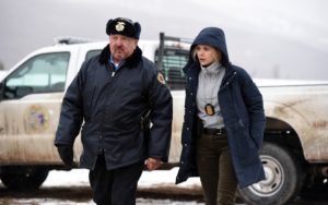 Graham Greene plays a tribal police chief working with a rookie FBI agent (Elizabeth Olsen) in "Wind River."