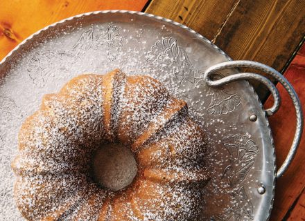 This spiced wine cake will bring the holly and the jolly.