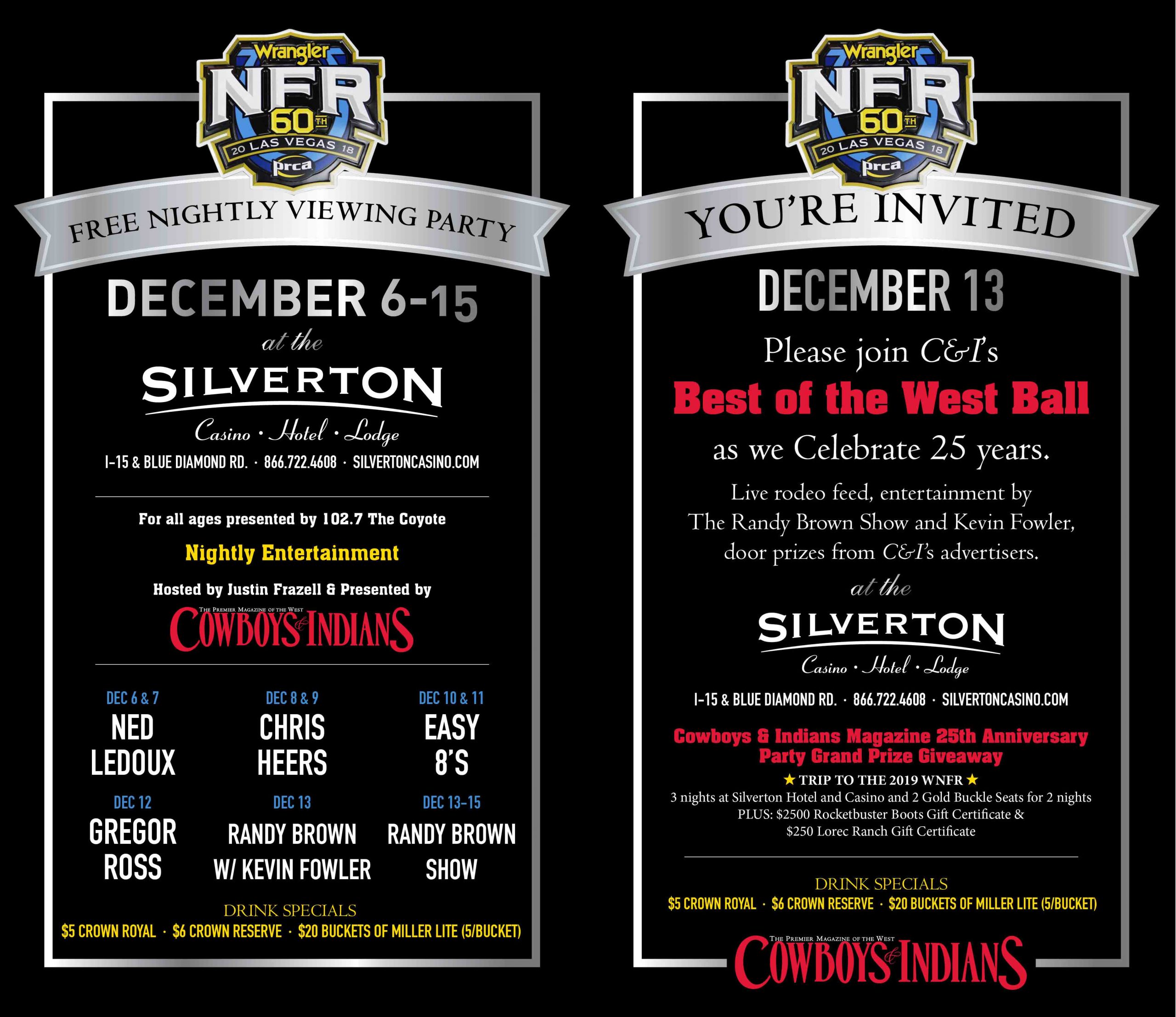 NFR Cowboys and Indians Magazine
