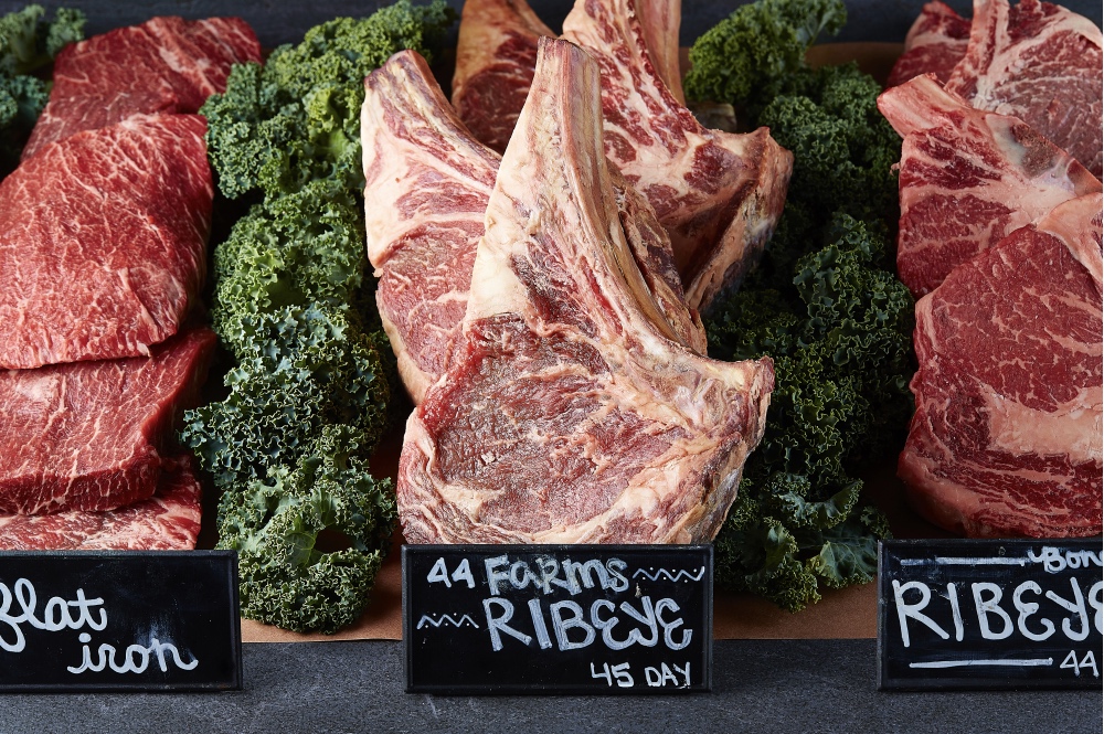 Flat Iron, 44 Farms Ribeye 45 Day Aged, Bone In Ribeye Cowboys and Indians Magazine