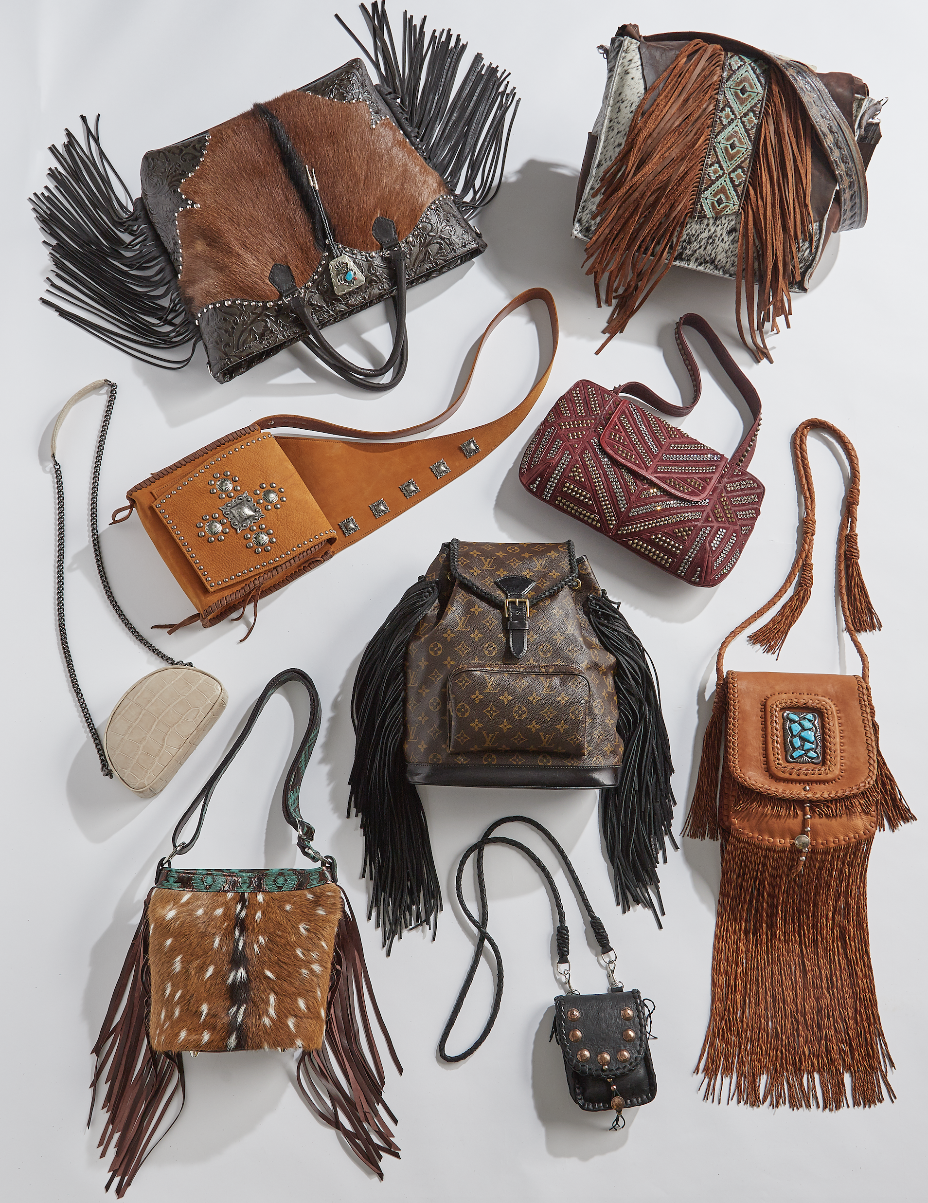 Custom Western Boho Fringe Louis Vuitton Bags on Instagram
