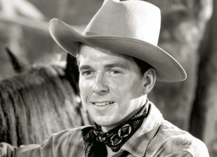 Ronald Reagan as cowboy.