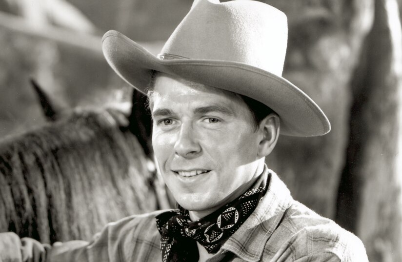 Ronald Reagan as cowboy.