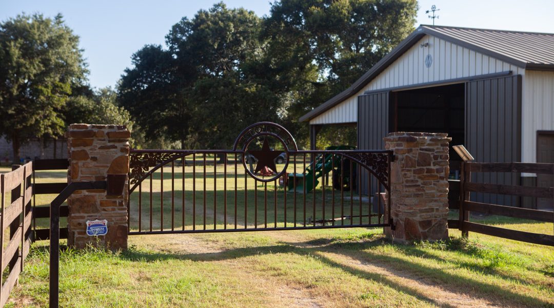 Stokes_Trails West Ranch Gate Property Entrance127 Cowboys and