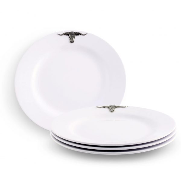 Longhorn Melamine Lunch Plates