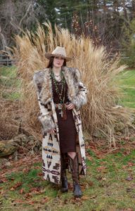 Western blanket coat
