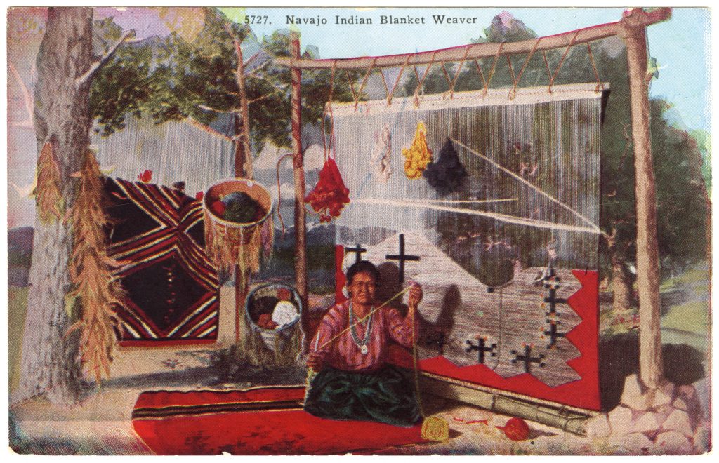 Navajo Indian Blanket Weaver