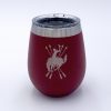 Bucking Bronc Wine Tumbler by YETI, Vivid Red