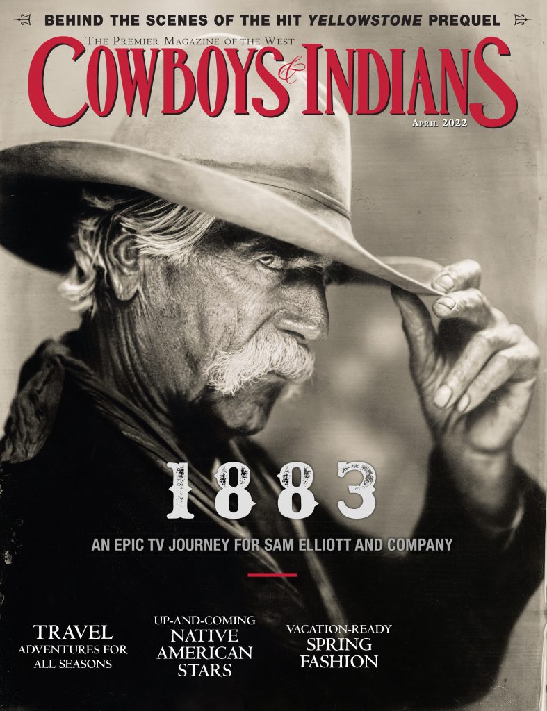 Sam Elliott on cover of Cowboys & Indians Magazine