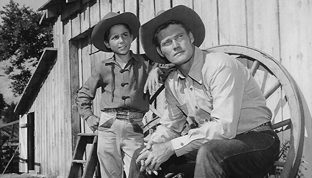 Johnny Crawford and Chuck Connors