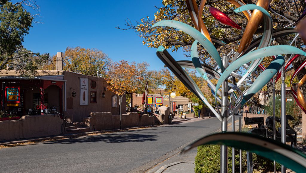 Canyon Road In Santa Fe