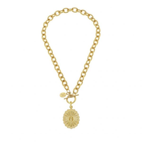 Jane Oval Toggle Necklace by Susan Shaw