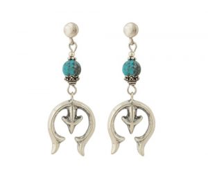 Naja and Turquoise Earrings by Paige Wallace