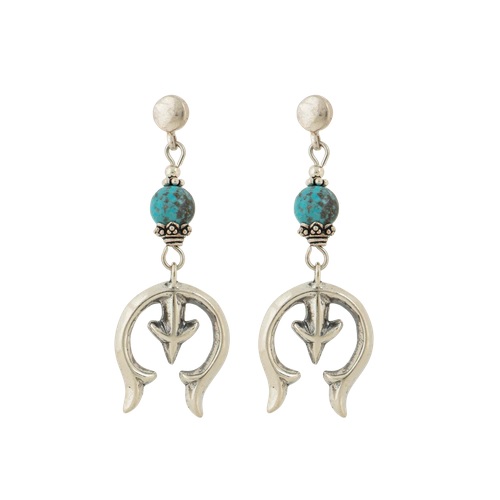 Naja and Turquoise Earrings by Paige Wallace