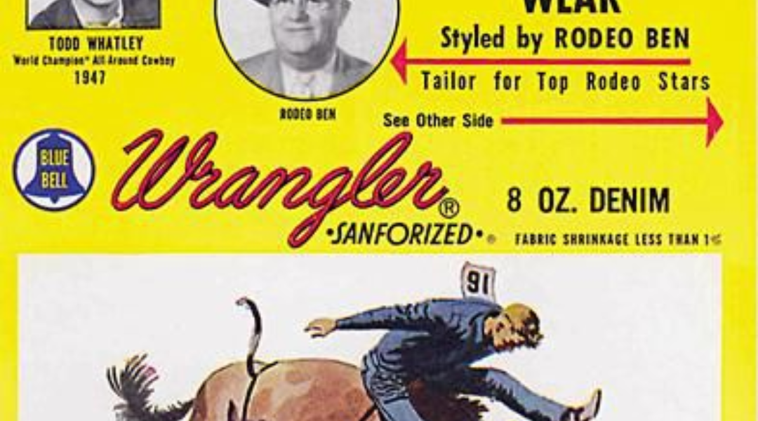 Wrangler Vintage Rodeo Ben Poster - Cowboys and Indians Magazine