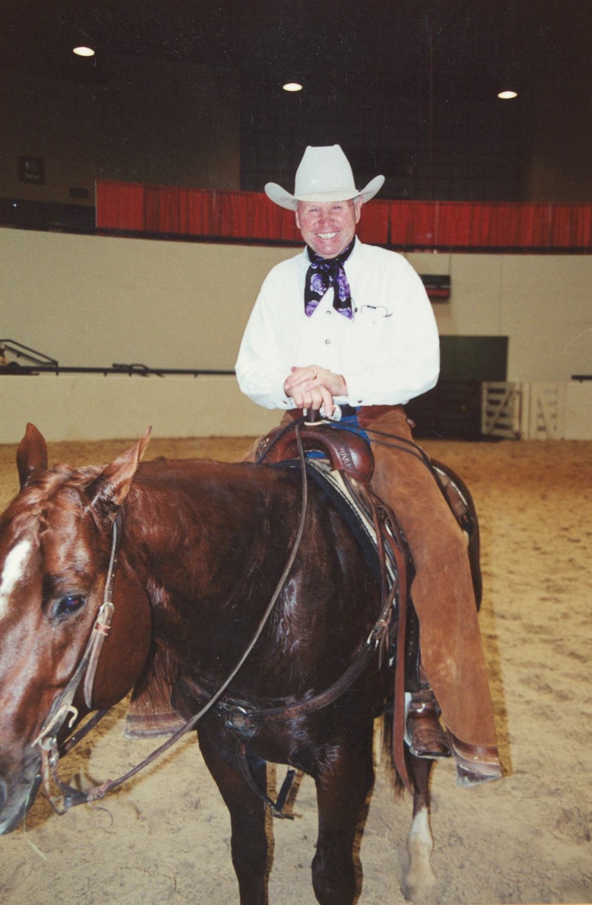 Buster and Bob on cattle and horses –