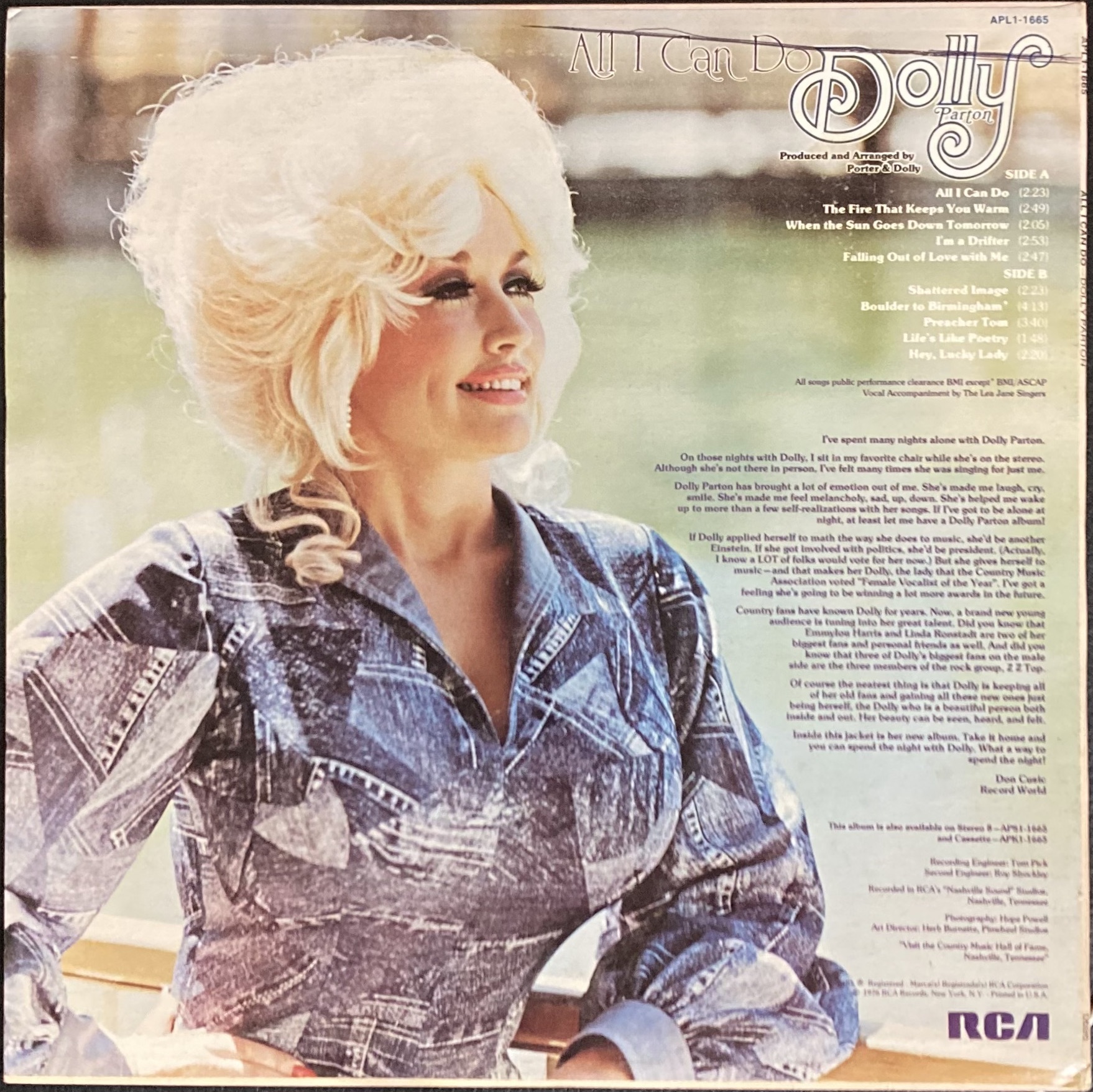 Dollyvinyl back Cowboys and Indians Magazine