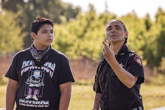 Lane Factor and Zahn McClarnon in "Reservation Dogs"