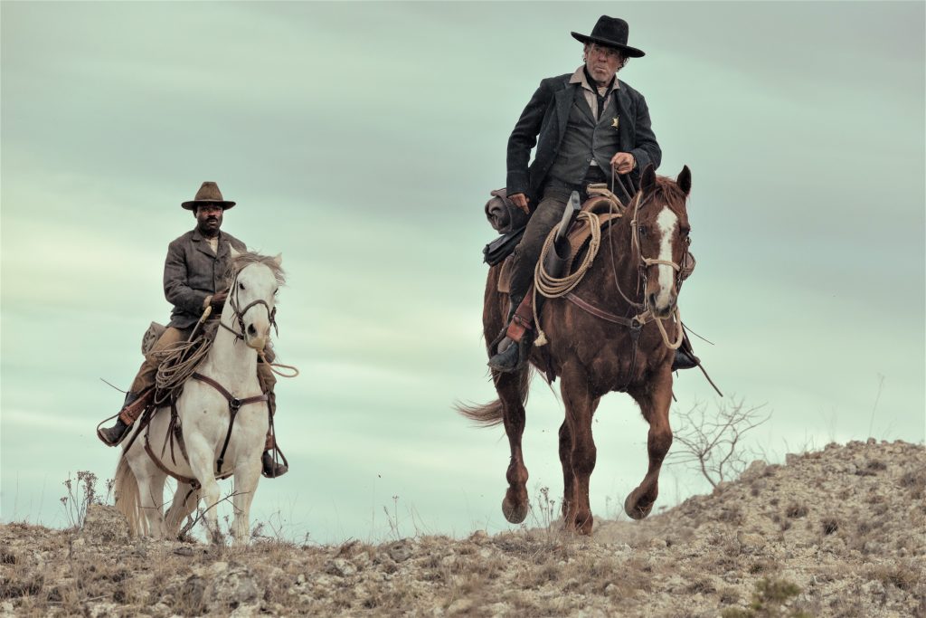 David Oyelowo and Dennis Quaid in "Lawmen: Bass Reeves"