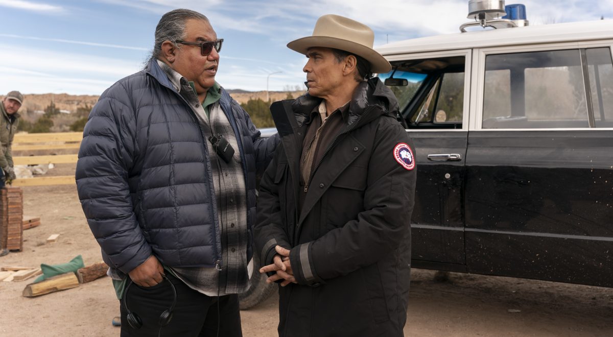 Chris Eyre and Zahn McClarnon of "Dark Winds"