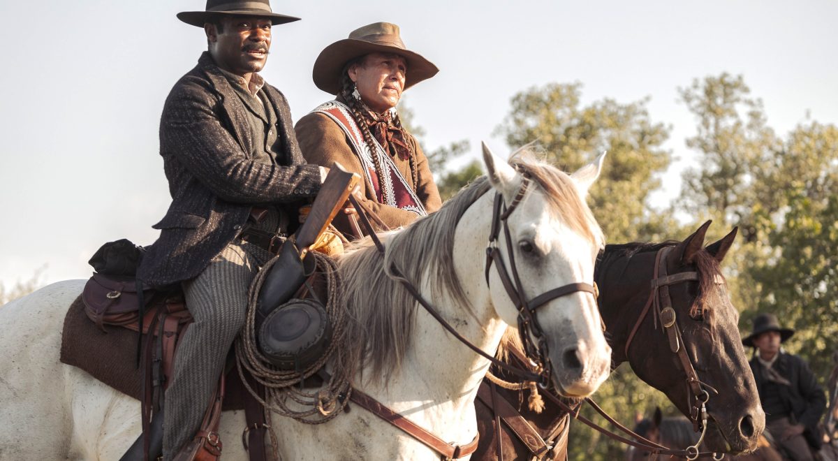 David Oyelowo and Mo Brings Plenty in "Lawmen: Bass Reeves"