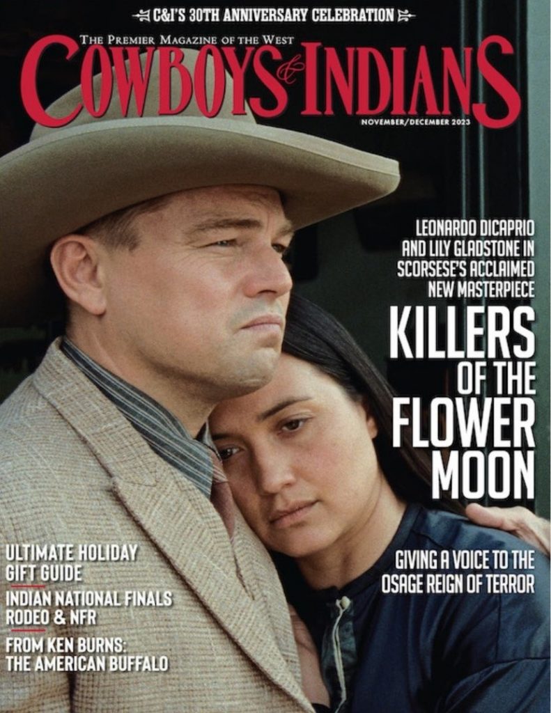 Cowboys & Indians Magazine "Killers of the Flower Moon" cover