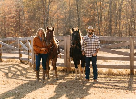 Lauren Akins and Thomas Rhett, for Ranger Station's Cowboy & Daisy fragrances