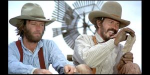 Peter Fonda and Warren Oates in "The Hired Hand."