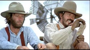 Peter Fonda and Warren Oates in The Hired Hand
