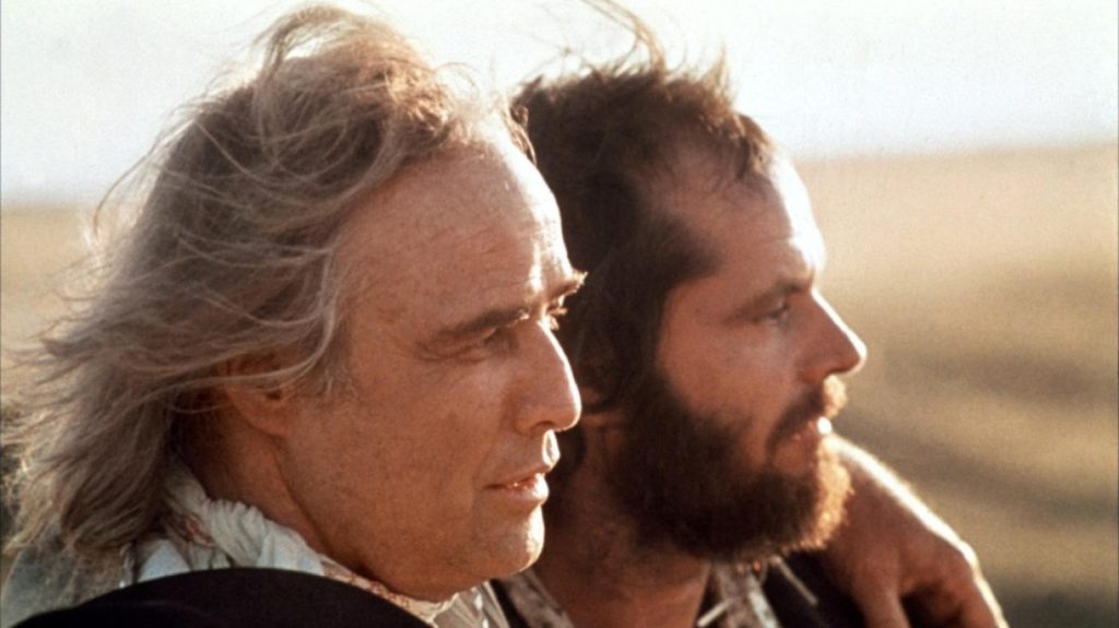 Marlon Brando and Jack Nicholson in "Missouri Breaks"