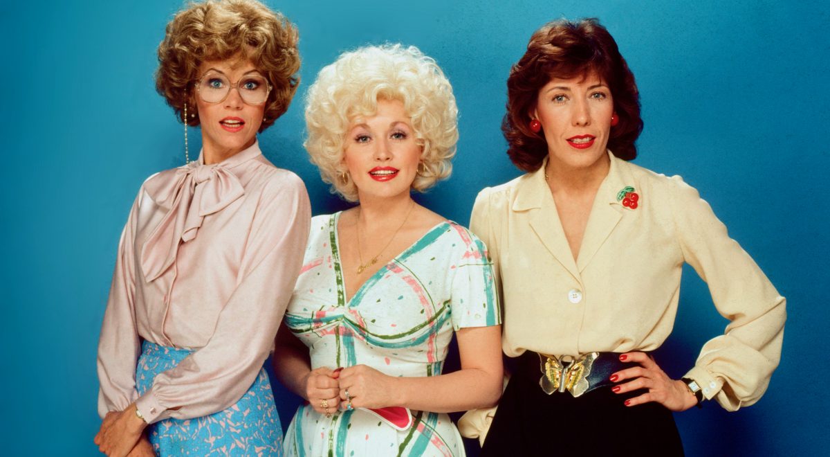 Jane Fonda, Dolly Parton and Lily Tomlin in "9 to 5"