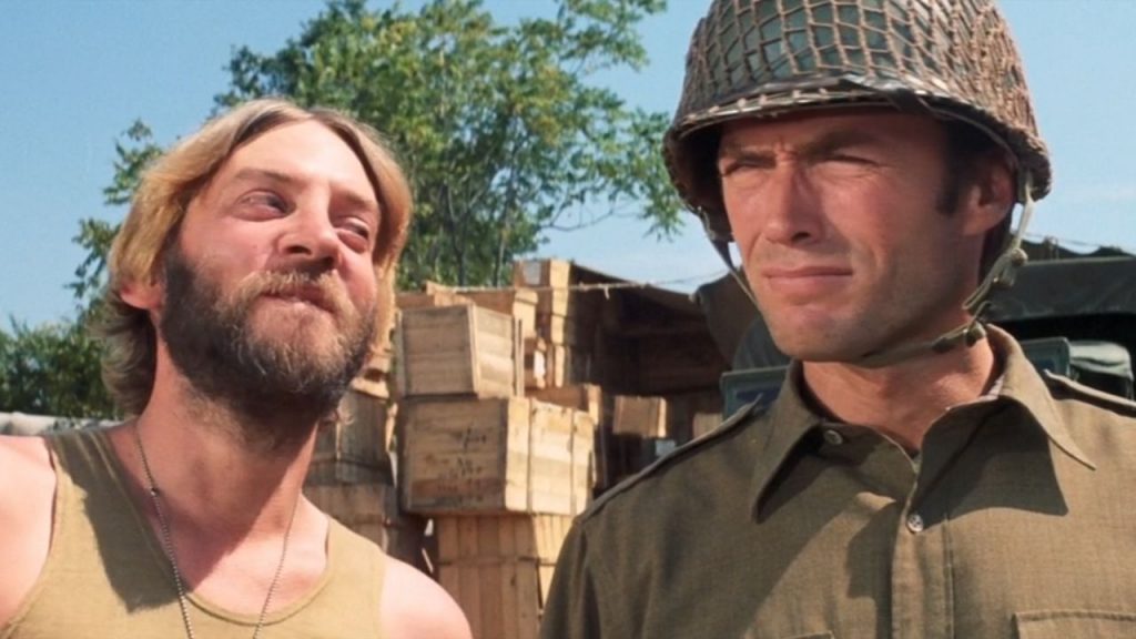 Donald Sutherland and Clint Eastwood in "Kelly's Heroes"