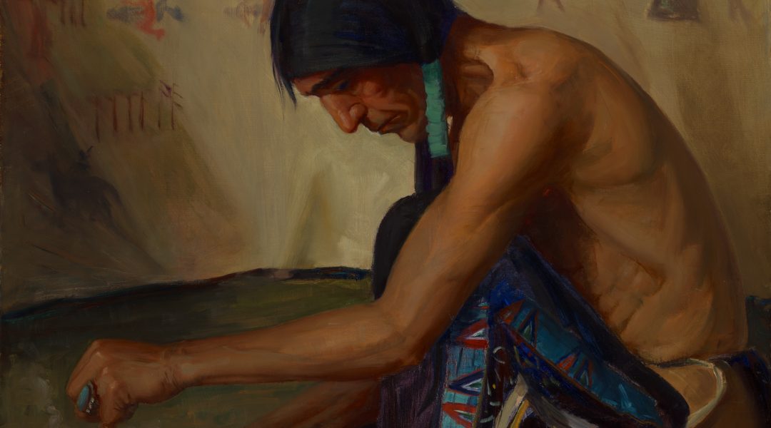 Briscoe-Museum-Kathryn-Woodman-Leighton-The-Sioux-Fire-Maker