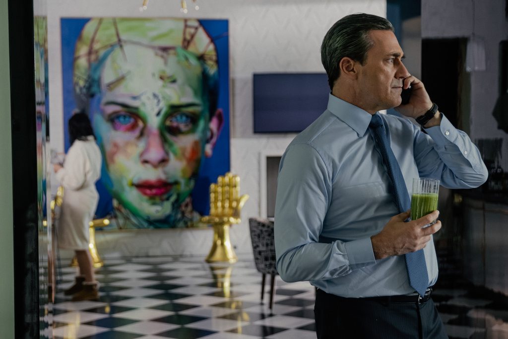 Jon Hamm as Monty Miller in "Landman"