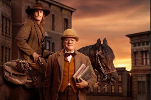James Paxton and Malcolm McDowell in "Last Train to Fortune"