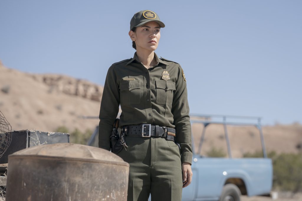 Jessica Matten as Bernadette "Bernie" Manuelito in "Dark Winds"