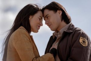 Jessica Matten and Kiowa Gordon in "Dark Winds"