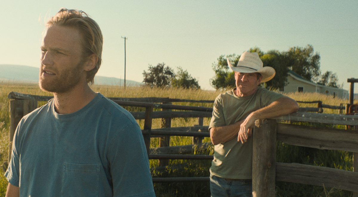 Wyatt Russell and Dennis Quaid in "Broke"