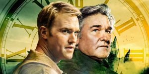 Wyatt Russell and Kurt Russell in "Monarch: Legacy of Monsters"