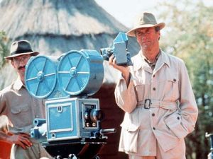 Clint Eastwood plays a director based on real-life filmmaker John Huston in "White Hunter, Black Heart"