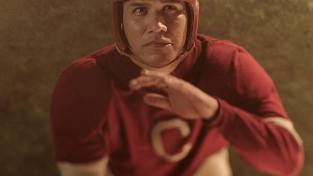Dukon Harris in "Jim Thorpe: Lit By Lightning"